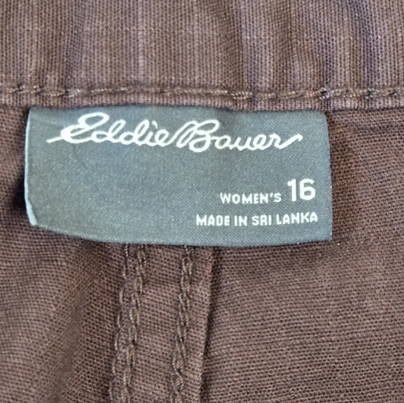 Eddie Bauer Jogger Pants, Brown, 16 - Picture 2 of 14